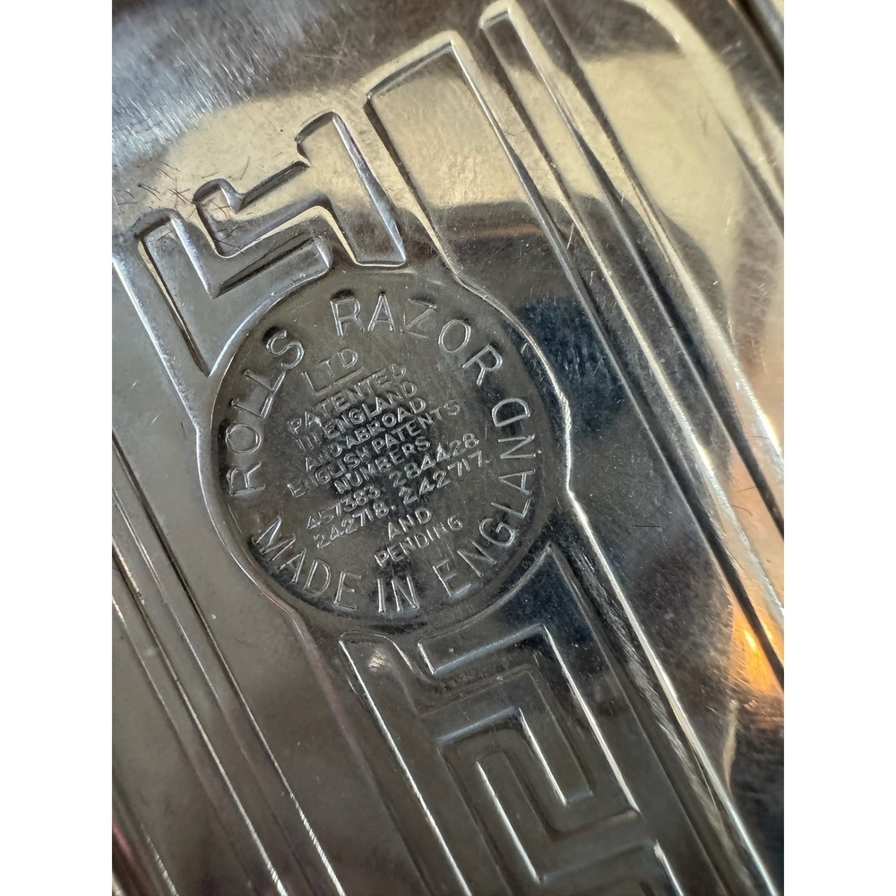 Rolls Razor Patented Made in England Art Deco Safety Razor Shaver Case Set - Picture 4 of 7